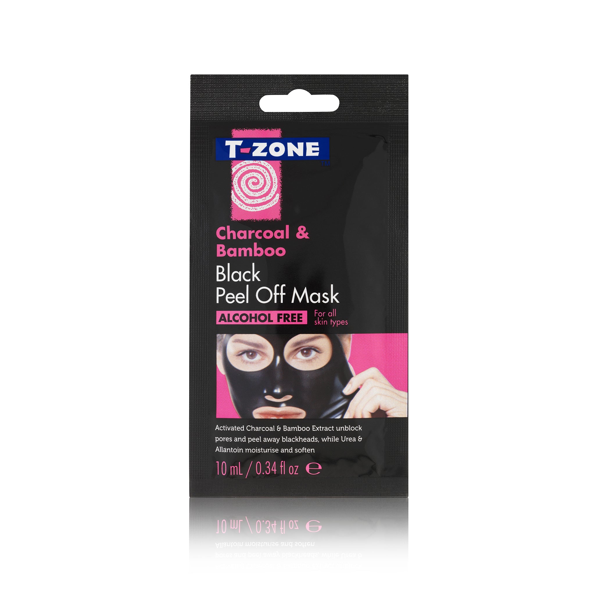 T-Zone Charcoal & Bamboo Black Peel Off Mask 10ml – Creightons