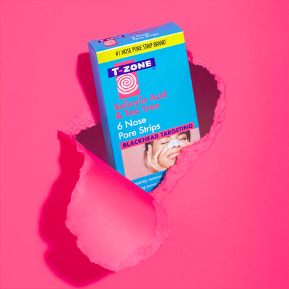 T-Zone Salicylic Acid & Tea Tree Nose Pore Strips