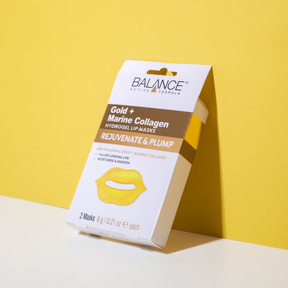 Balance Active Formula Gold + Marine Collagen Hydrogel Lip Masks