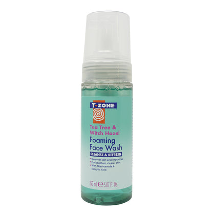 T-Zone Tea Tree & Witch Hazel Foaming Face Wash 150ml